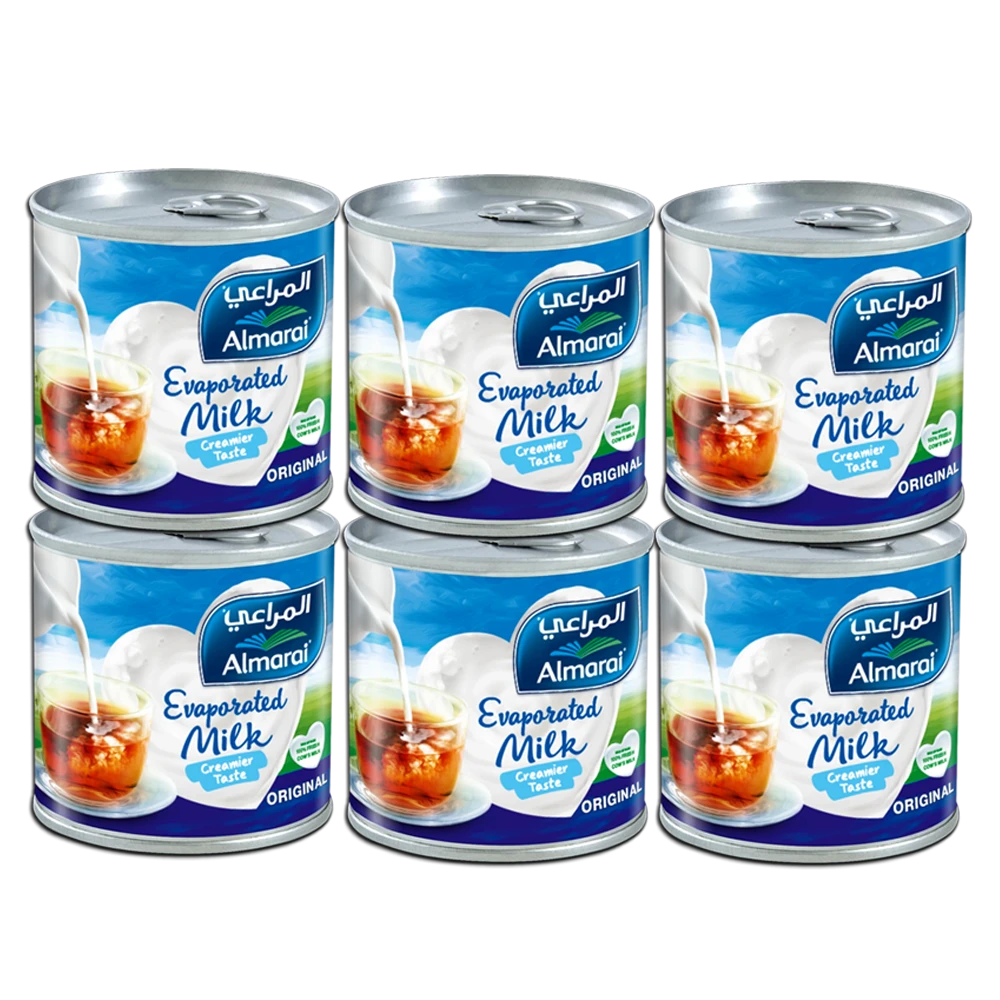 حليب مبخر المراعي، ٦ × ١٧٠ غرام